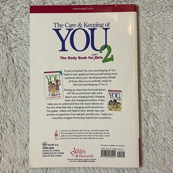 🟢3/$15 American Girl The Care & Keeping of You 2 The Body Book For Older Girls - Picture 2 of 3